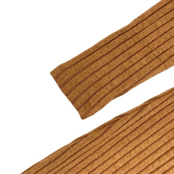 American Eagle Outfitters Sweater Dress Womens XS Camel Color Knit Viscose Blend - Picture 5 of 16